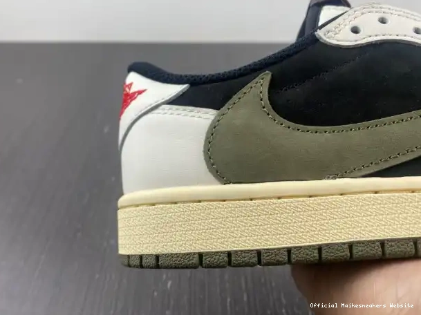 Official Maikesneakers Jordan Air Olive Low Travis OG x 1 DZ4137-106 WMNS Scott 0323